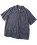 画像1: GYMMASTER/LINENxRAYON  SHIRT  CHARCOAL (1)