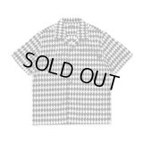 RATS/CHECKERD FLAG SS SHIRT  WHITExBLACK