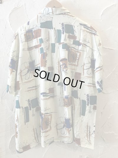 画像2: REVO/FLOWER PATTERN RAYON S/S SHIRTS  NATURAL