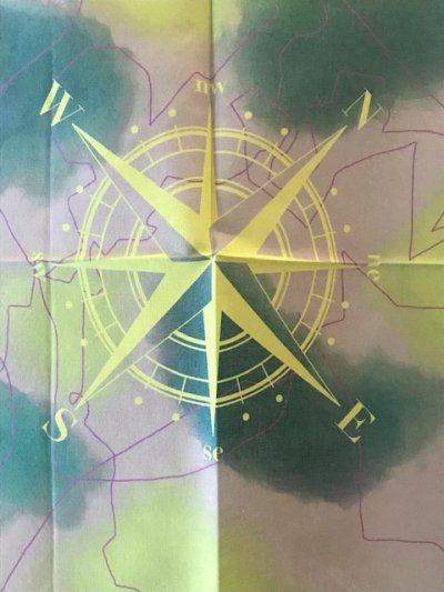 画像2: NANGA/JOURNEY PATTERN BANDANNA  GRAY