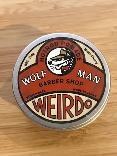 画像1: WOLFMAN BARBER SHOP/xWEIRDO HOTROD POMADE  BLACK CHERRY
