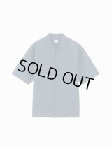 THE NORTH FACE/SS SEERSUKER VENT MESH SHIRT  A.NAVY