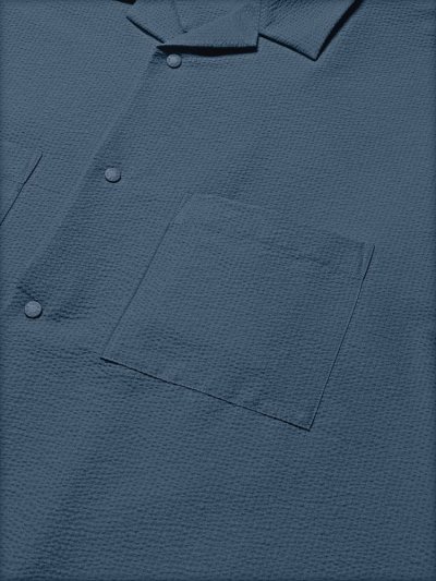 画像3: THE NORTH FACE/SS SEERSUKER VENT MESH SHIRT  A.NAVY