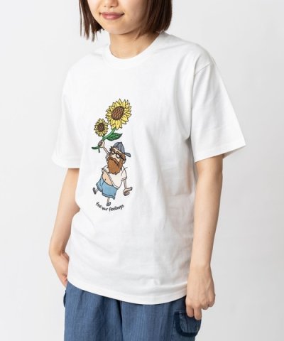 画像3: GYMMASTER/FEEL YOUR FEELING EMBROIDERY T  BLACK