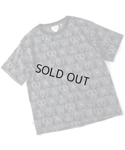 画像1: (再入荷)GYMMASTER/JACQUARD CREW NECK T  BLACK