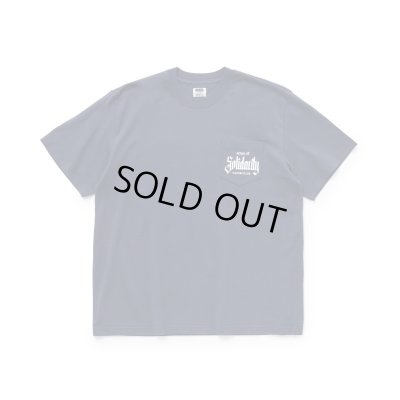 画像1: RATS/SOLIDARITY POCKET T  NAVY