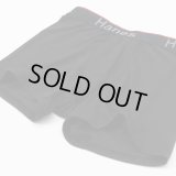 HANES/SHORT BOXER BRIEF  BLACK