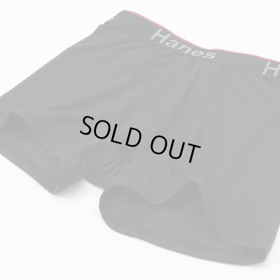 画像1: HANES/SHORT BOXER BRIEF  BLACK