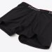 画像1: (再入荷)  HANES/SHORT BOXER BRIEF  BLACK (1)