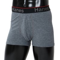 HANES/SHORT BOXER BRIEF  S.GRAY