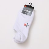 HANES/BEFFY GHOST SOX 2p WHITE