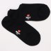 画像2: HANES/BEFFY GHOST SOX 2p  BLACK (2)