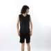 画像2: HANES/V NECK SLEEVE LESS SHIRTS  BLACK (2)