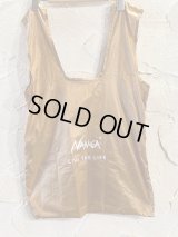 NANGA/POCKETABLE ECO BAG  GOLD