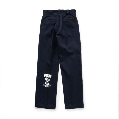 画像1: (再アップ) RATS/T/C WORK PANTS PRINT  BLACK