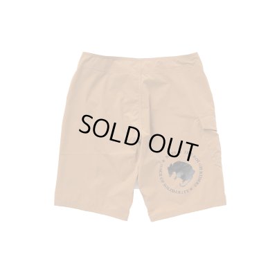 画像2: RATS/LOGO SURF SHORTS  BROWN