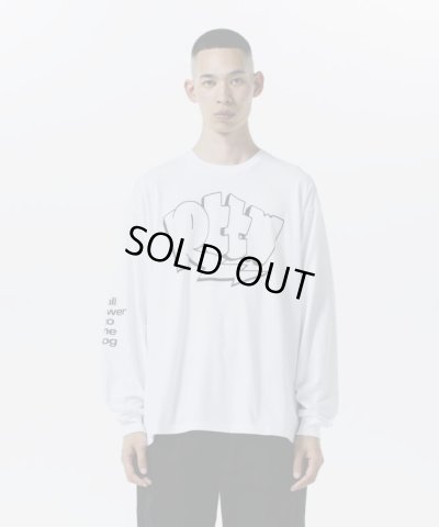 画像3: ROTTWEILER/GRAFFITI  LOGO LS T  WHITE