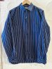 画像1: (再入荷)  HOUSTON/STRIPE VIYELLA SHIRT  NAVY (1)