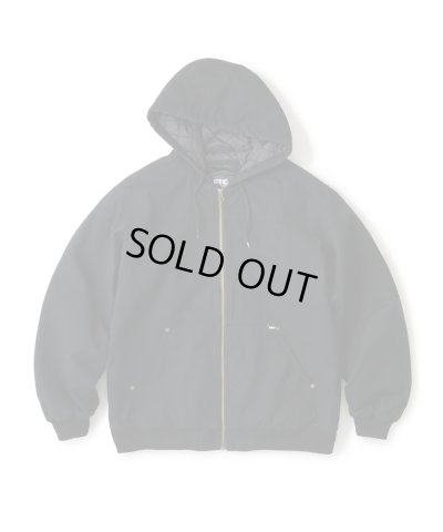 画像1: FTC/WASHED CANVAS HOODED JACKET  BLACK
