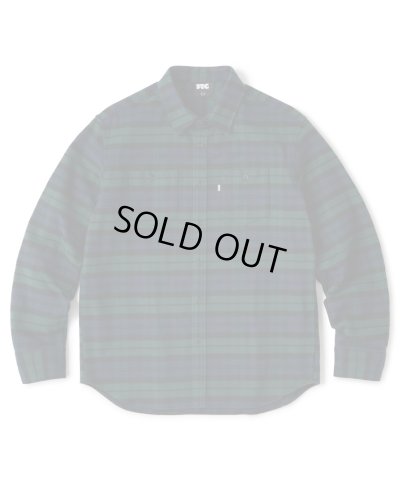 画像1: FTC/HEAVY PLAID NELL SHIRT  NAVY