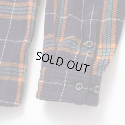 画像6: RATS/COTTON FLANNEL NAVY CHECK SHIRT  NAVY