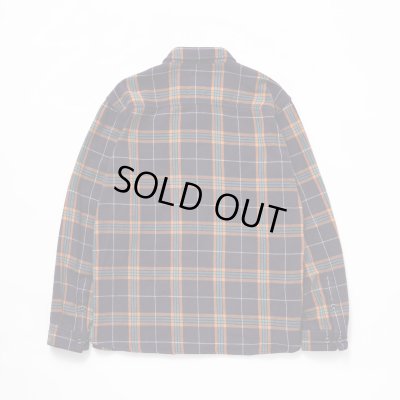 画像2: RATS/COTTON FLANNEL NAVY CHECK SHIRT  NAVY