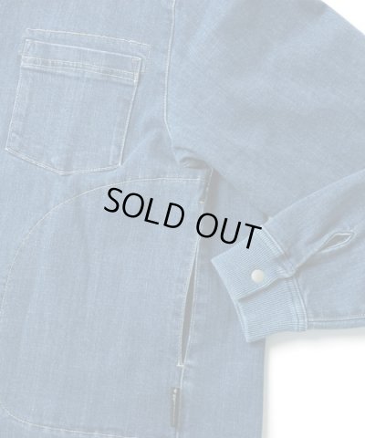 画像3: GYMMASTER/STRETCH DENIM SHIRTS JKT  D.BLUE