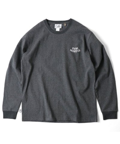 画像2: (再入荷)  GYMMASTER/STUCK ON YOU EMBROIDERY LS T  BLACK
