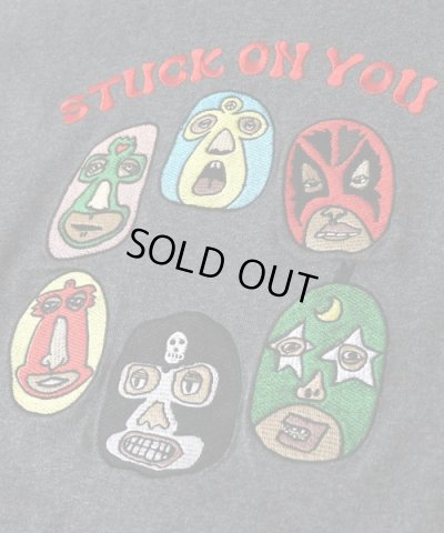 画像3: (再入荷)  GYMMASTER/STUCK ON YOU EMBROIDERY LS T  BLACK