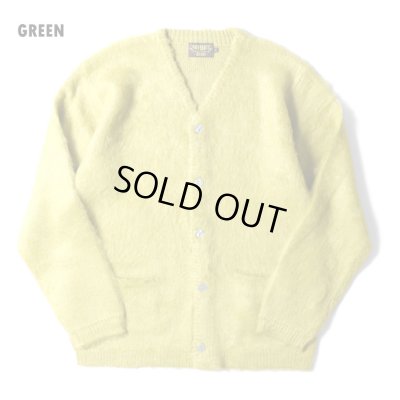 画像1: (店頭在庫分) UNIVERD 72/MOHAIR TOUCH CARDIGAN  GREEN