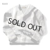 (再アップ)(再入荷) UNIVERD 72/MOHAIR TOUCH CARDIGAN MARBLE  BLACK