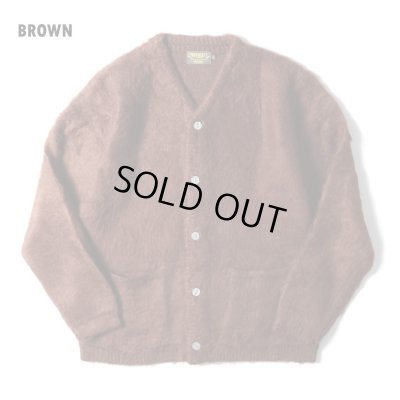 画像1: (店頭在庫分) (再入荷) UNIVERD 72/MOHAIR TOUCH CARDIGAN  BROWN