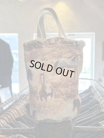 画像4: REVO/GOBELIN WEAVING 2WAY BAG HORSE  WHITE