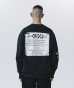 画像2: (再アップ)  ROTTWEILER/GRAFFITI SWEATER  CHARCOAL (2)
