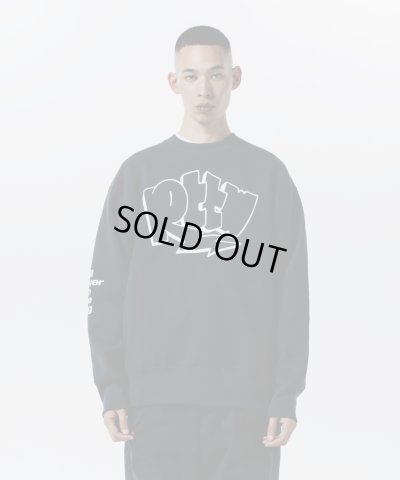 画像1: (再アップ)  ROTTWEILER/GRAFFITI SWEATER  CHARCOAL