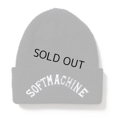 画像1: (再アップ)  SOFTMACHINE/GEORGE KNIT CAP  BLACK
