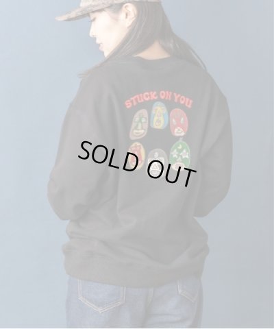 画像3: GYMMASTER/STUCK ON YOU EMBROIDERY SWEAT  BLACK