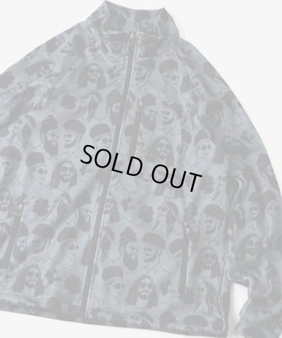 画像1: GYMMASTER/KNIT FLEECE HAPPY PAINT STAND JKT HIPPY