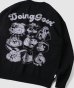 画像1: (再入荷)(店頭在庫分) GYMMASTER/JACQUARD KNIT DOING GOOD  BLACK (1)
