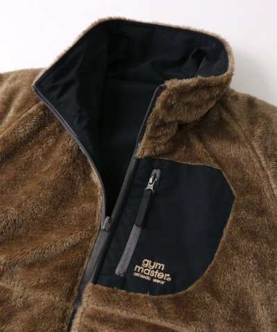 画像5: (再アップ)(再入荷) GYMMASTER/REVERSIBLE TASLONxBOA STAND JACKET  BLACKxMOCA