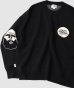 画像1: (再入荷)(店頭在庫分) GYMMASTER/JACQUARD KNIT ELBOW MAN  BLACK (1)