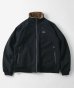 画像2: (再アップ)(再入荷) GYMMASTER/REVERSIBLE TASLONxBOA STAND JACKET  BLACKxMOCA (2)