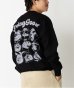 画像4: (再入荷)(店頭在庫分) GYMMASTER/JACQUARD KNIT DOING GOOD  BLACK (4)