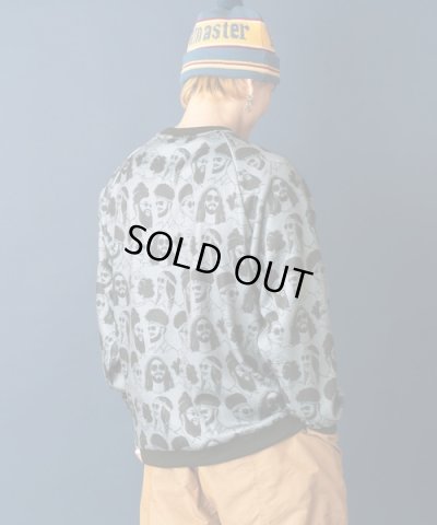 画像3: GYMMASTER/KNIT FLEECE HAPPY PAINT CREW NECK  HIPPY