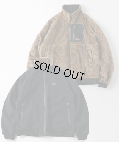 画像1: (再アップ)(再入荷) GYMMASTER/REVERSIBLE TASLONxBOA STAND JACKET  BLACKxMOCA