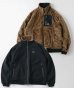 画像1: (再アップ)(再入荷) GYMMASTER/REVERSIBLE TASLONxBOA STAND JACKET  BLACKxMOCA (1)