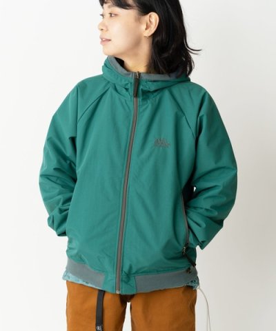 画像2: (再アップ)(再入荷) GYMMASTER/REVERSIBLE TASLONxBOA HOOD JACKET  BLACKxMOCA