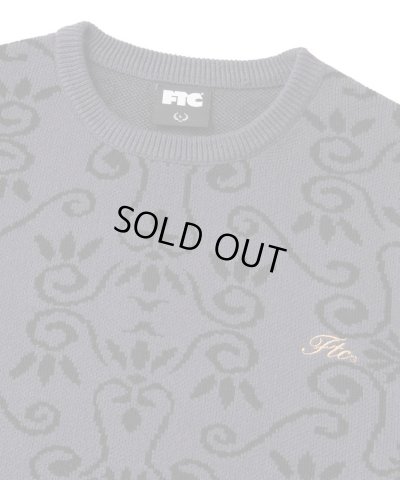 画像2: FTC/ALLOVER JAQUARD SWATER  CHACOAL