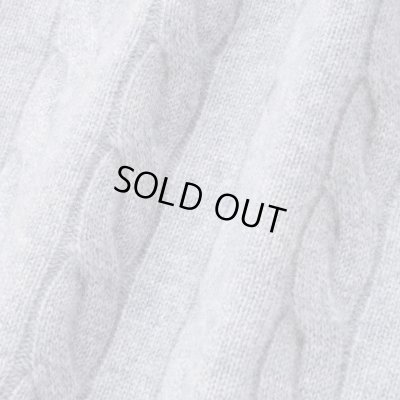 画像6: RATS/CASHMERE CABLE KNIT  GRAY