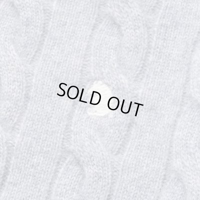 画像3: RATS/CASHMERE CABLE KNIT  GRAY